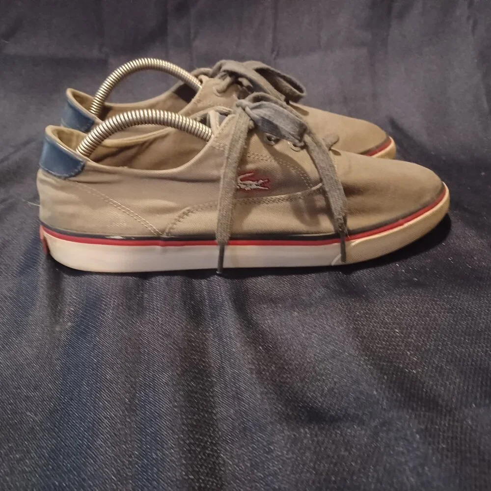 Lacoste Lace Yacht Club Mens Size 10 Classic‎ Casual Slip-On Shoes